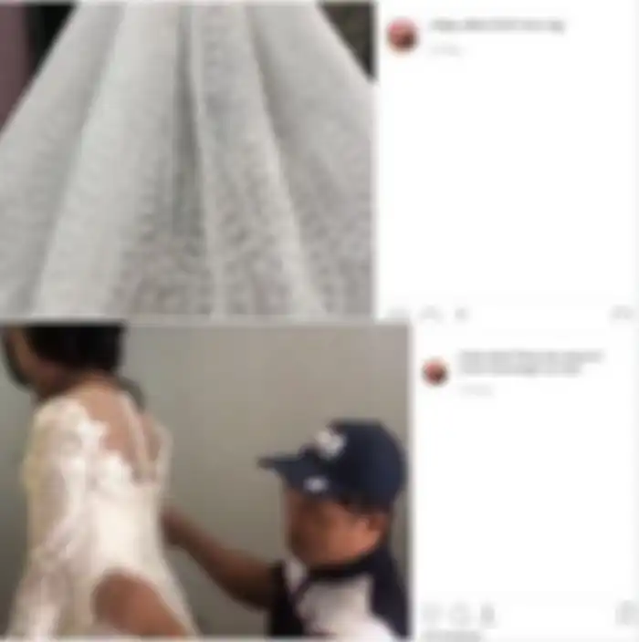 Ciripa kini juga bekerja sebagai pembuat gaun pengantin