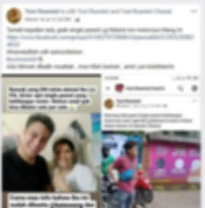 Baim Wong beri bantuan kepada Driver ojol yang menangis histeris karena kehilangan motor