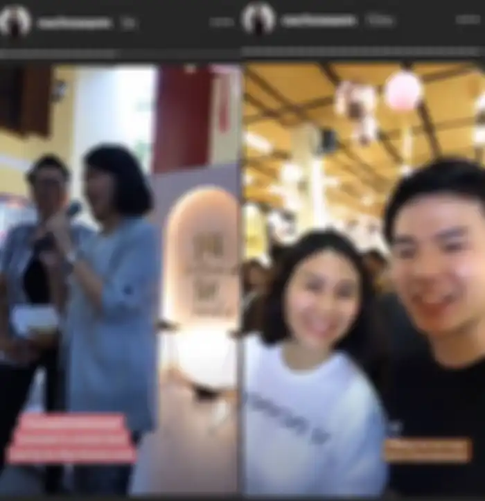 Veronica Tan saat bersama putra bungsunya, Nicholas Sean.