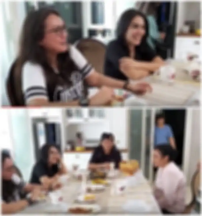 Dapur mewah di rumah Rieke Diah Pitaloka