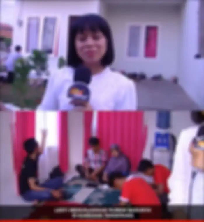 Penampakan rumah sederhana Lesty Kejora.