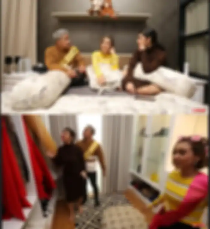 Kamar Tidur dan Wardrobe di rumah Cita Citata