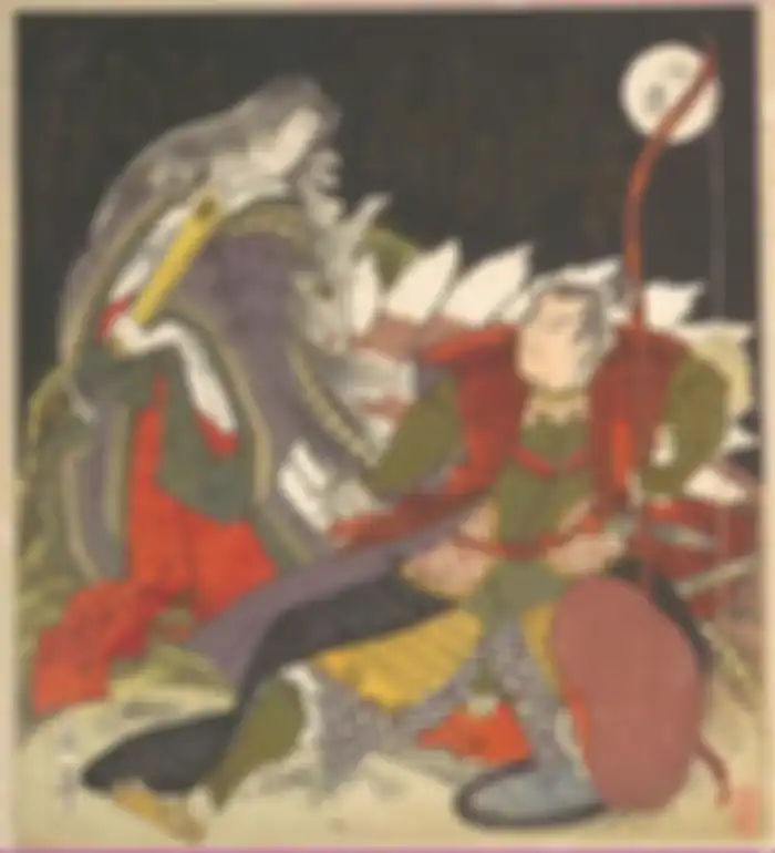 Prajurit Miura No Suke menghadapi Nyonya Tamamo No Mae saat dia berubah menjadi Kitsune.