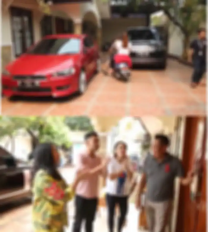 Tampilan depan rumah Tukul Arwana