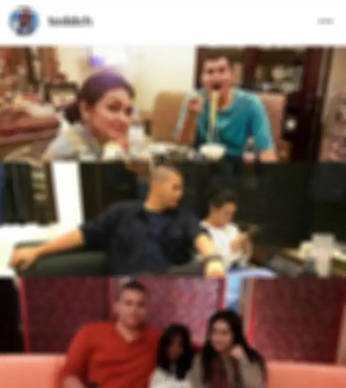 Ruang makan kedua di rumah Bella Saphira