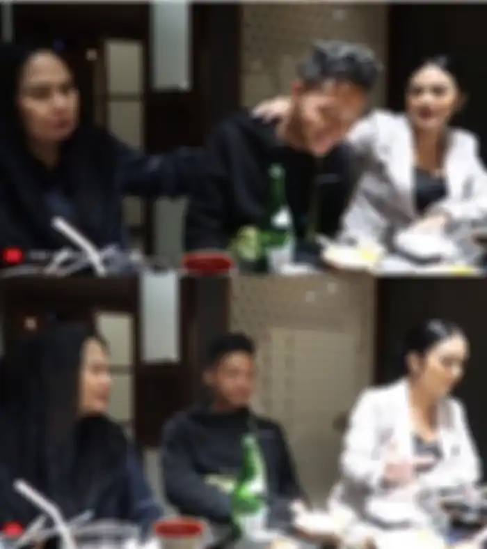 Azriel Hermansyah terlihat canggung saat makan bersama Krisdayanti