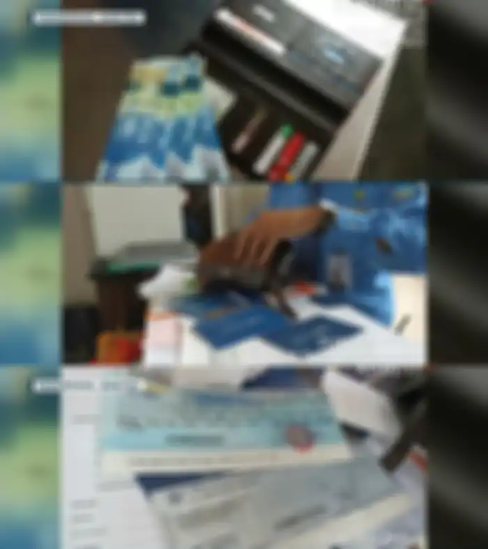 Barang yang ditemukan Halimah, berupa cek Rp 35,9 miliar dan lainnya