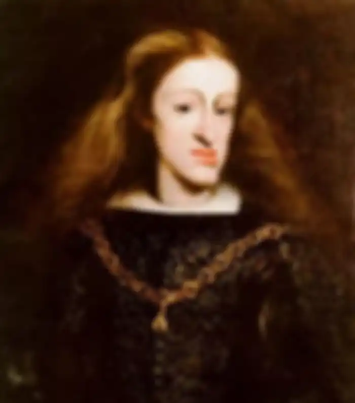 1. Charles II The Bewitched yang berlidah besar dan terus meneteskan liur