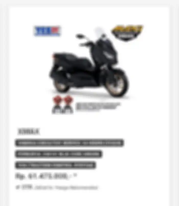 Yamaha XMAX dibanderol Rp. 61.475.000.
