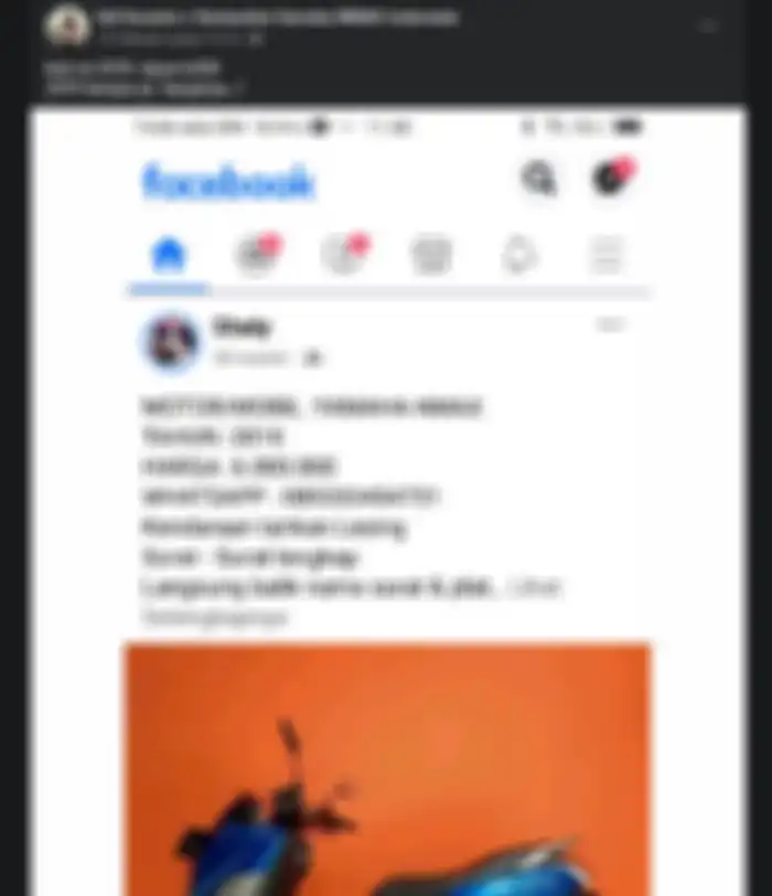 Postingan Yamaha NMAX tahun 2018 dijual murah cuma Rp 6 jutaan.