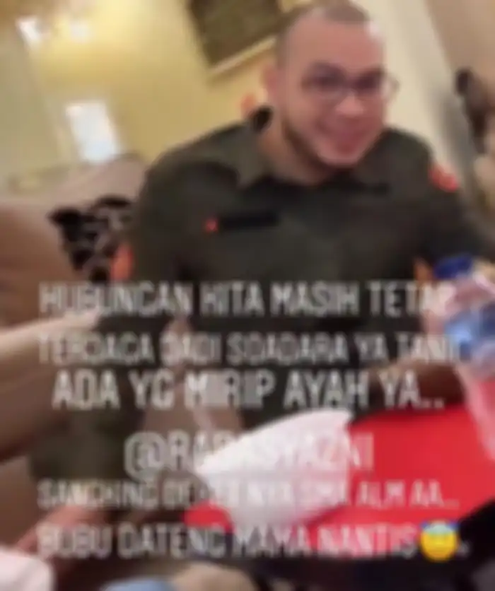 Bubu makan di rumah Syahrini
