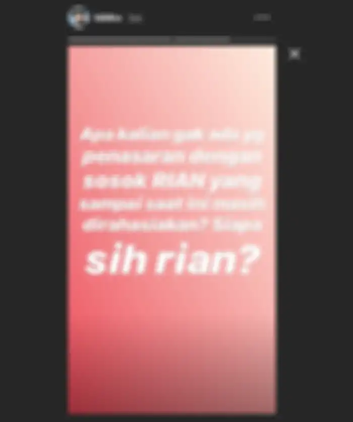 Kekasih Vanessa Angel Penasaran dengan Sosok Rian, Pengusaha yang Menyewa Jasa Pacarnya Hingga Puluhan Juta Rupiah