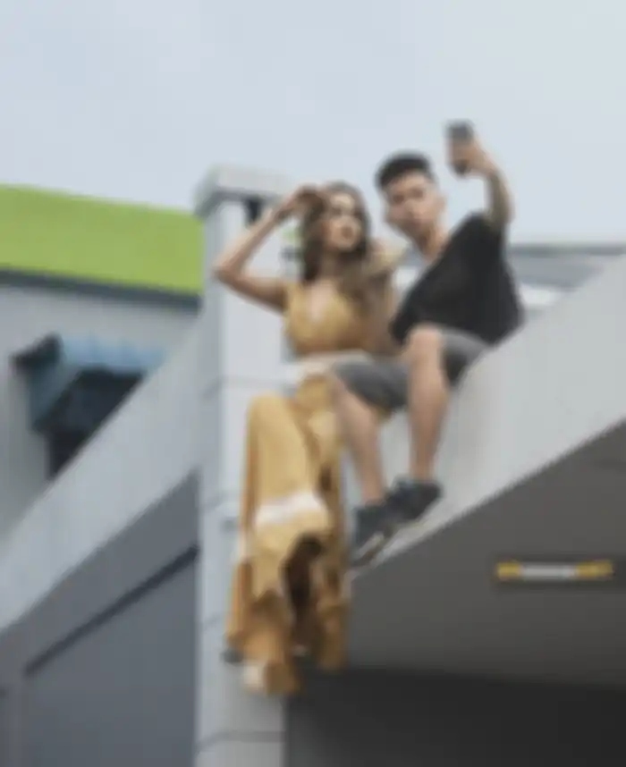 selfie bareng Cinta Laura