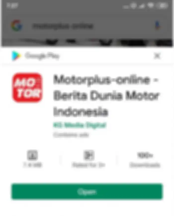Tinggal klik, Motorplus-Online.com kini sudah tersedia di Google Play Store.