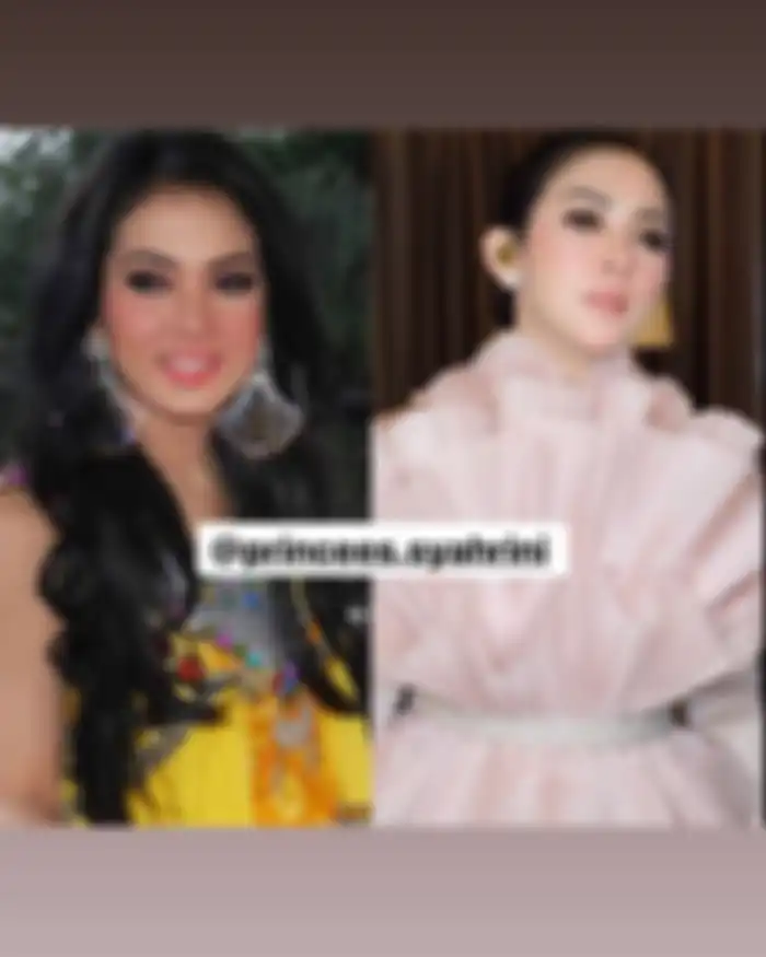 Perbedaan penampilan Syahrini dulu dan sekarang dengan bentuk hidung berbeda yang jadi sorotan netizen di media soisal
