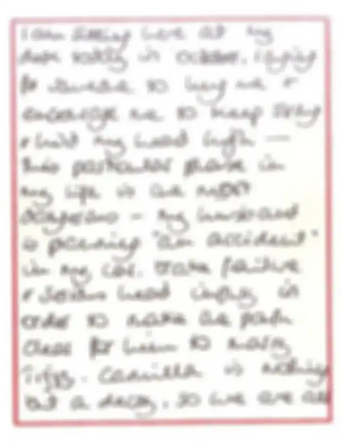 Surat Bertulisan Tangan Diana