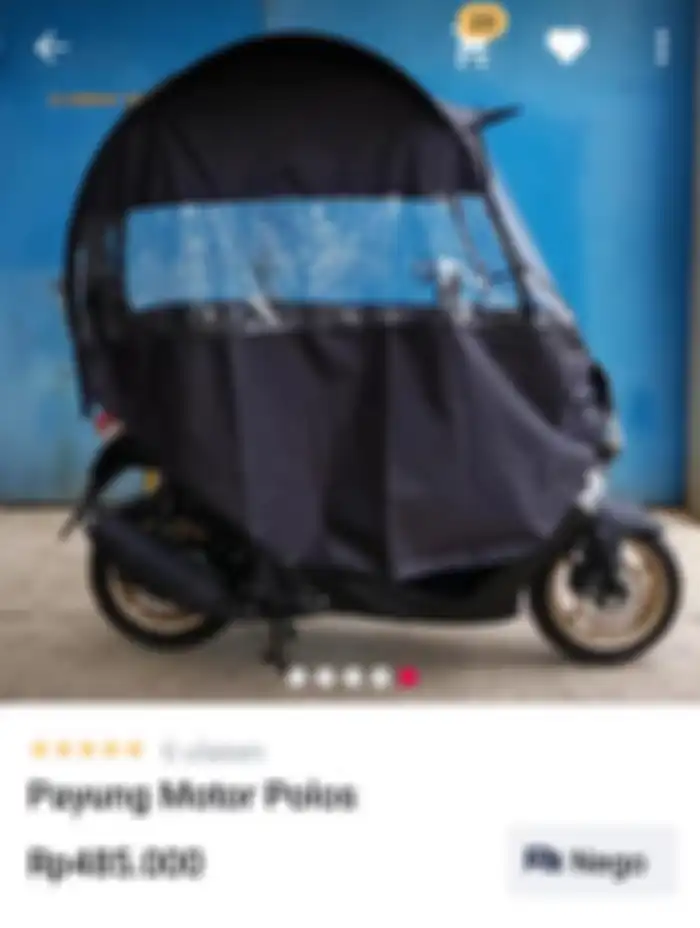 Payung motor atau canopi buat Yamaha NMAX.