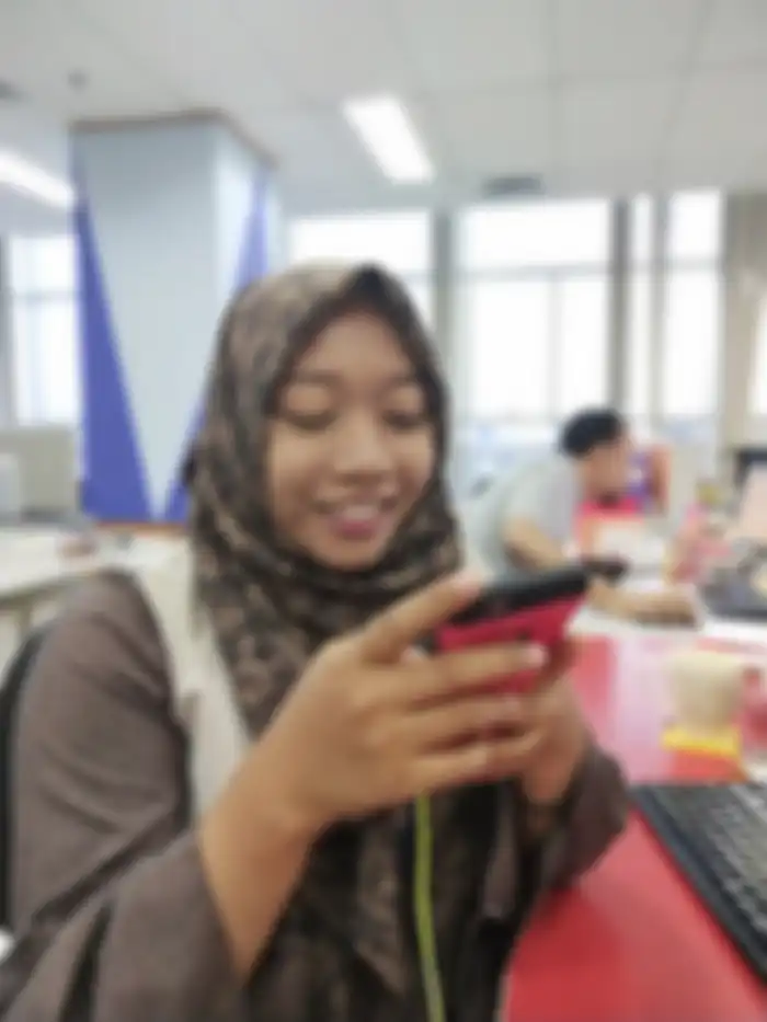 Vivo V11 Pro - hasil foto portrait indoor