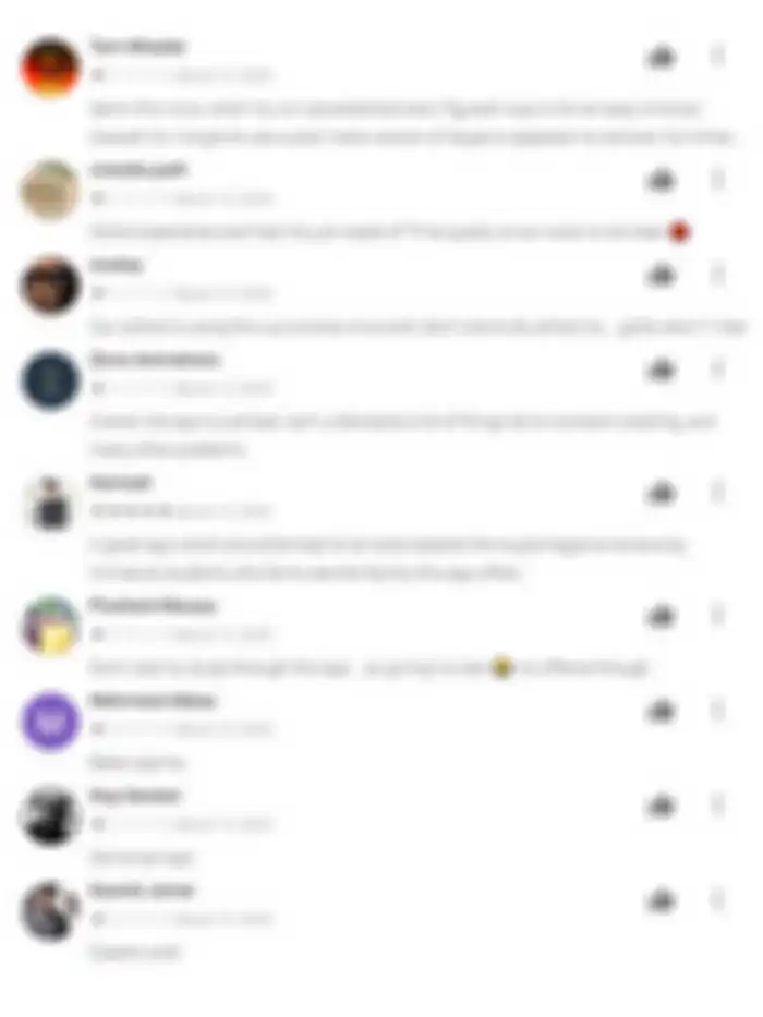 Daftar ulasan bintang 1 di aplikasi Zoom di Play Store.