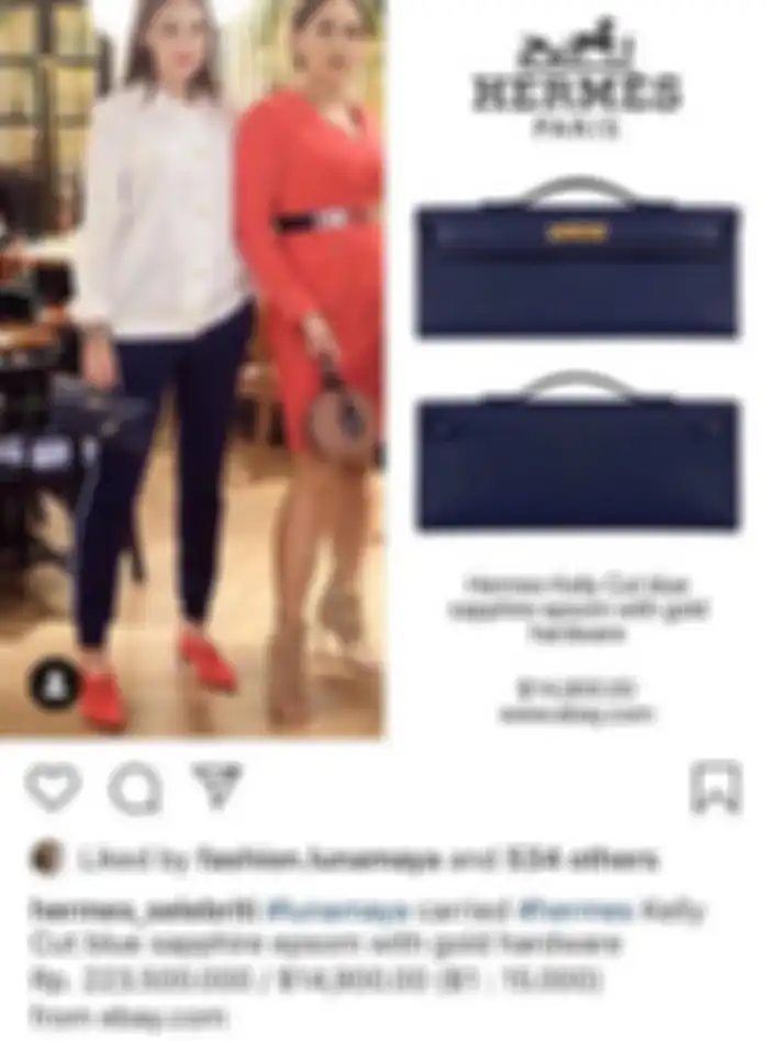 Tas Hermes Luna Maya  