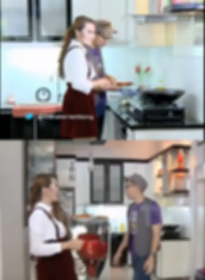 Dapur rumah mewah Fitri Carlina