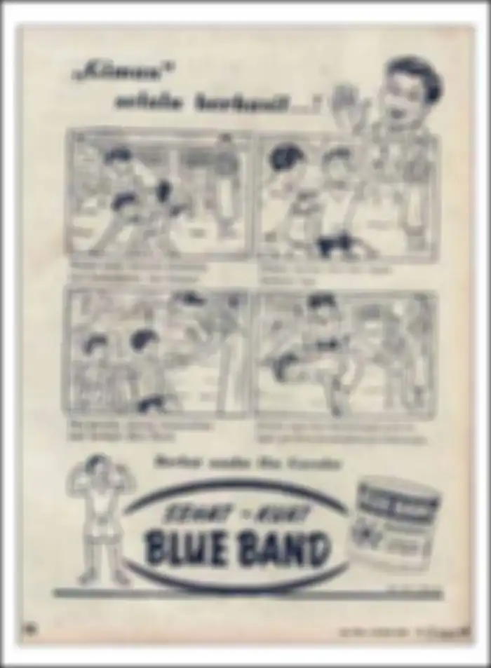 iklan Blue Band dengan komik