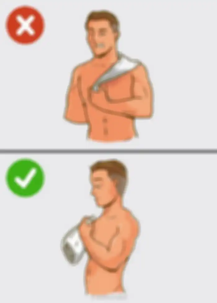 Mengeringkan Badan