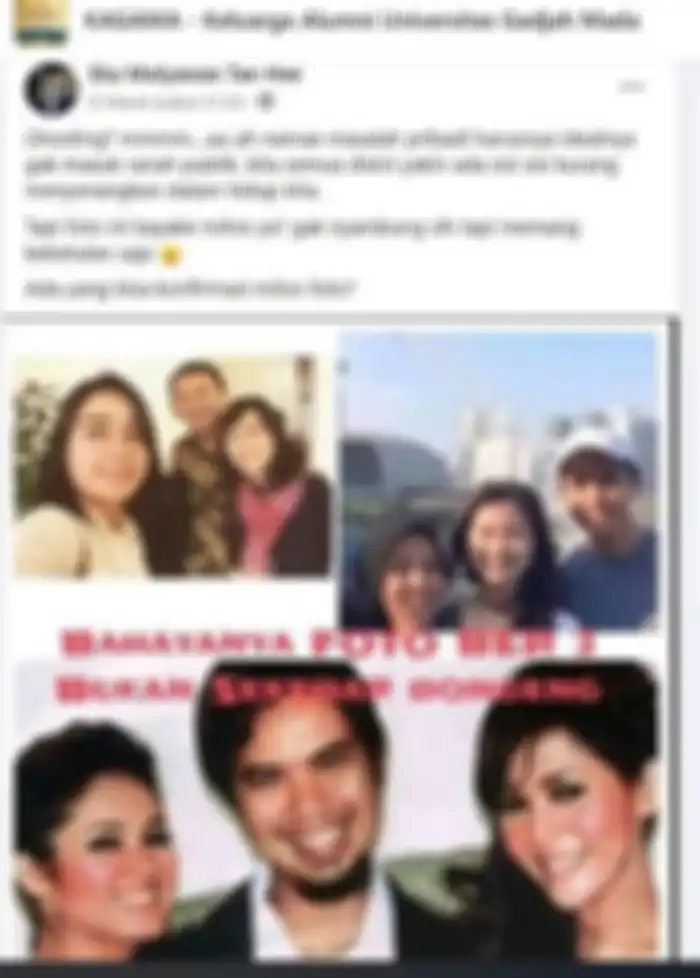 Mitos foto bertiga jadi sorotan netizen.