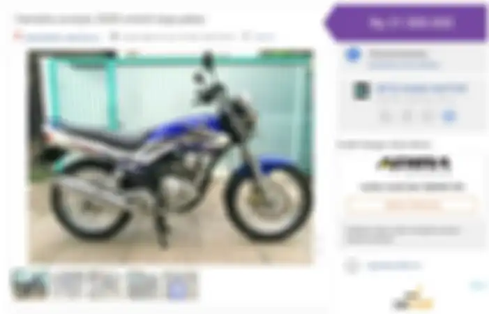 Yamaha Scorpio tahun 2005.