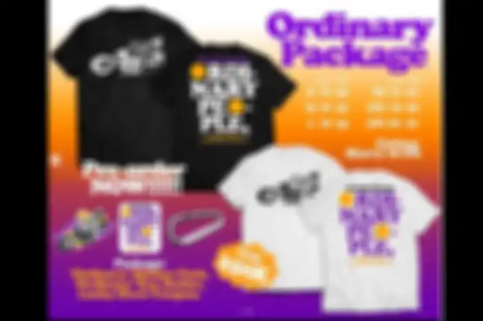 Merchandise Ordinary Package dengan harga Rp 250.000.
