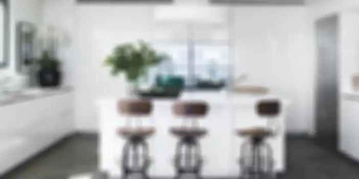 Ilustrasi-Dapur putih modern.