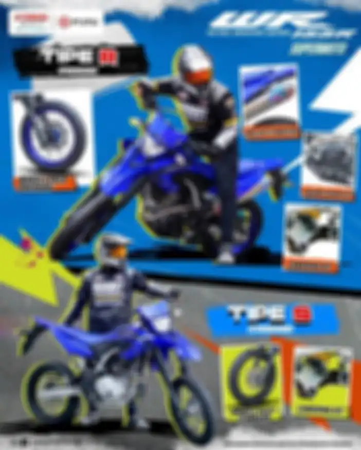 Paket modifikasi motor Yamaha WR155R dari Yamaha STSJ