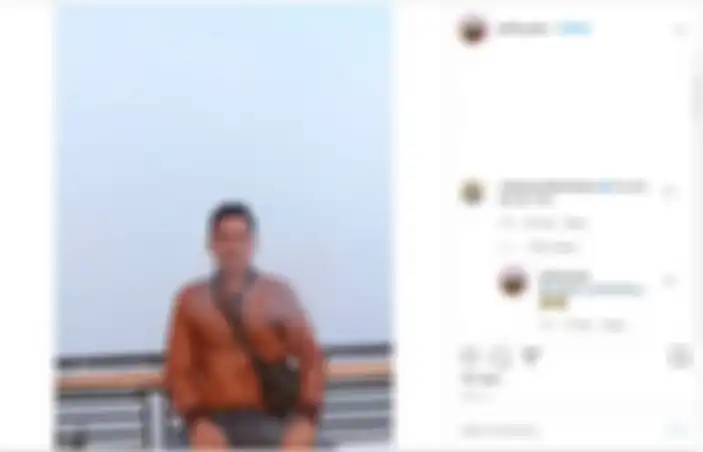 Postingan Adit yang dikomentari Nadya Mustika
