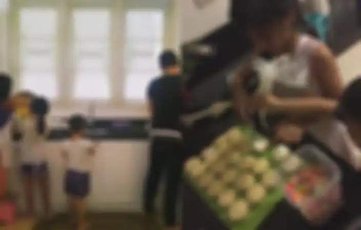 Dapur di rumah Taufik Hidayat