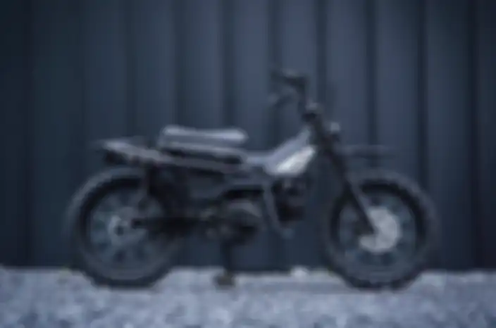 K-Speed Yamaha PG-1 Rock Scrambler usung konsep bebek scrambler.