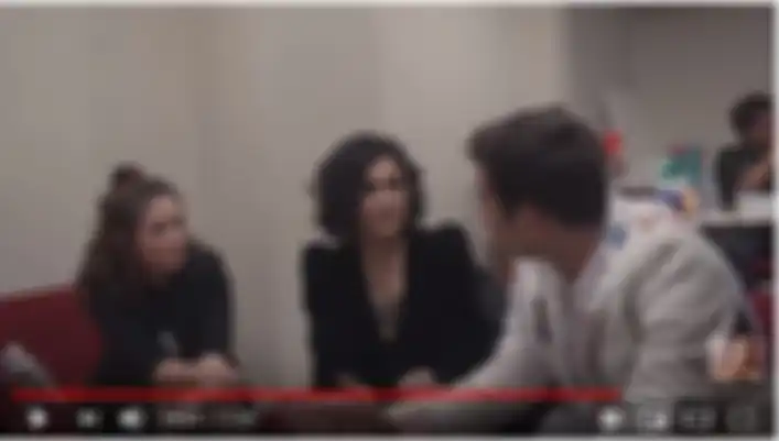 Tangkap layar Kristina, Raffi Ahmad dan Yuni Shara di belakang panggung
