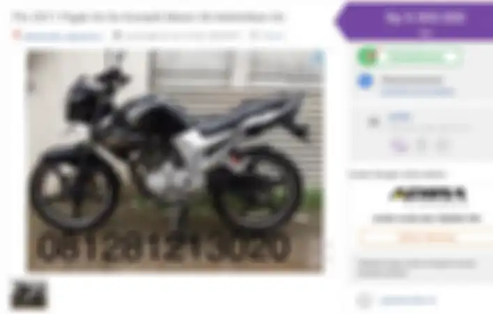 Yamaha Scorpio tahun 2011.