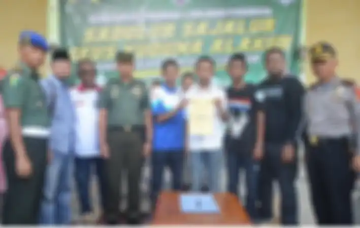 OKP Brigez Indonesia, XTC dan Moonraker menyatakan diri dengan membubuhkan tandatangan deklarasi perdamaian.