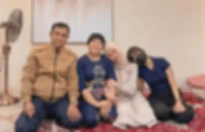 Sahabat Vanessa Angel, Marissya Icha saat bersama keluarga Bibi Ardiansyah