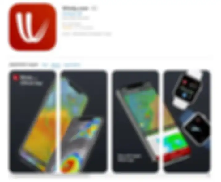 Aplikasi Windy.com di App Store