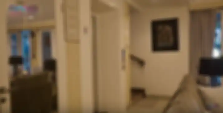 Potret ruang keluarga rumah Mama Rieta