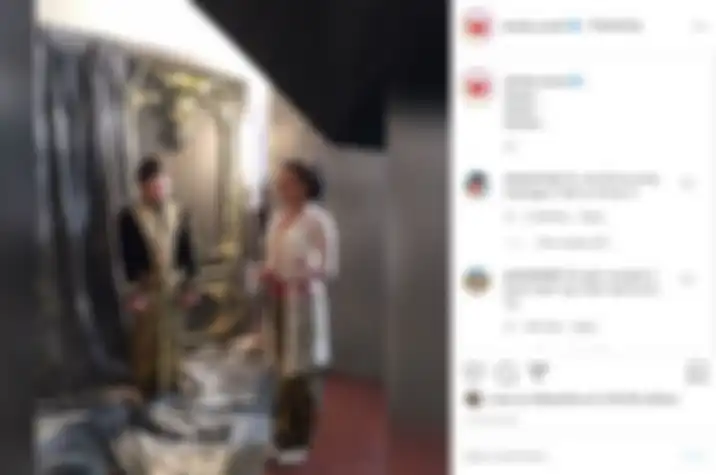 Atta Halilintar dan Aurel Hermansyah jalani photoshoot dengan busana adat Jawa