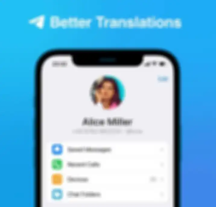 Peningkatan fitur terjemahan Telegram iOS