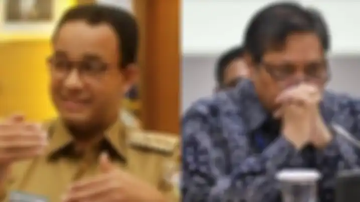 Menko Perekonomian, Airlangga Hartarto menyalahkan Anies Baswedan atas penurunan indeks saham usai memperketat PSBB.