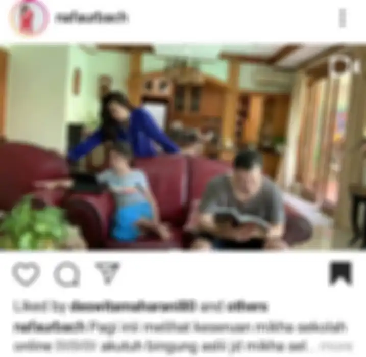 Nafa urbach kompak dampingi anak belajar bersama zack lee