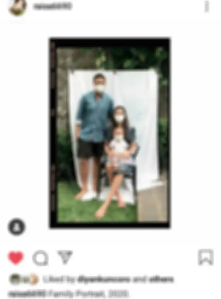 Foto keluarga raisa dan hamish
