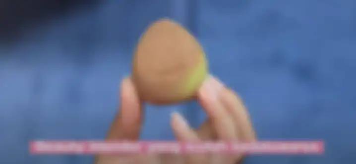 Beauty blender tidak layak pakai