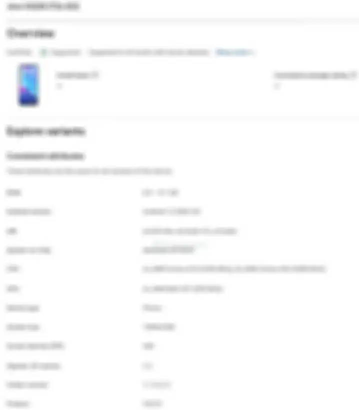 Informasi spesifikasi vivo T2x 5G versi global di daftar Google Play Console Management Center.