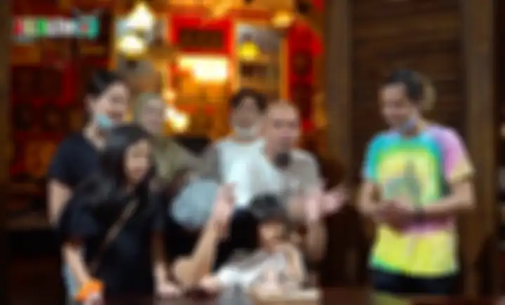 Suasana ulang tahun Al Ghazali bersama keluarga Ahmad Dhani dan Mulan Jameela
