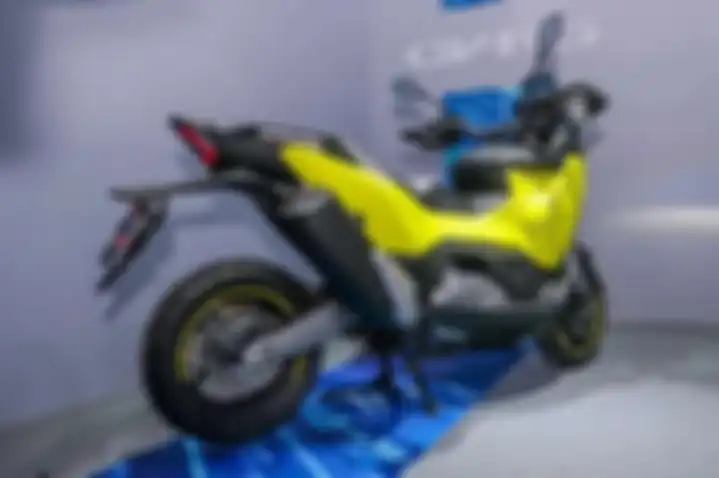 Tampak belakang motor baru Kymco CV-R5.